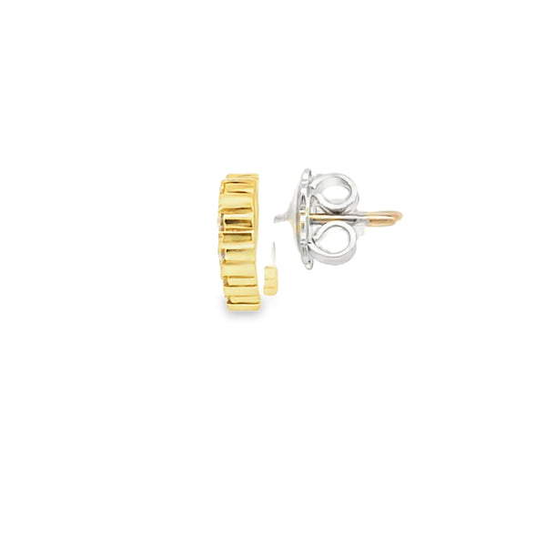 Aretes en oro de 18K OA con piedra malaquita - Damiani