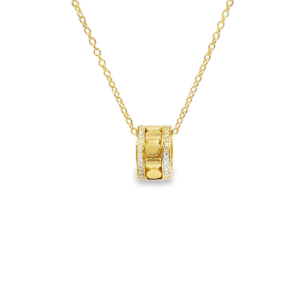 Dije con cadena en oro de 18K OA colección Belle Époque - Damiani