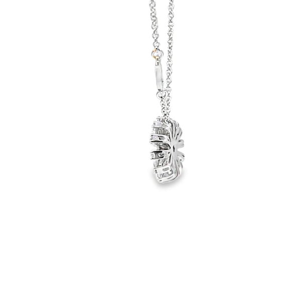 Dije con cadena en oro de 18K OB con piedra Margarita - Damiani