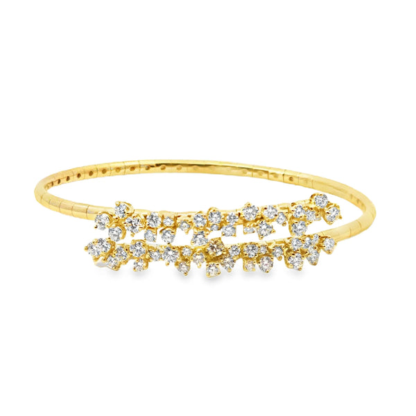 Brazalete en oro de 18K OA colección Mimosa - Damiani