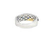 Anillo de dama en oro de 14K OB con zafiros de 1.03 ct y 0.45 ct diamantes
