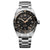 Reloj Longines Spirit en acero automático 39 mm Zulu con carátula negro-gris