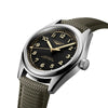 Reloj Longines Spirit en acero automático 39 mm Pilot con correa de piel