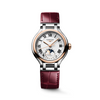 Reloj Longines PrimaLuna bicolor automático de 34 mm con fases lunares y piel