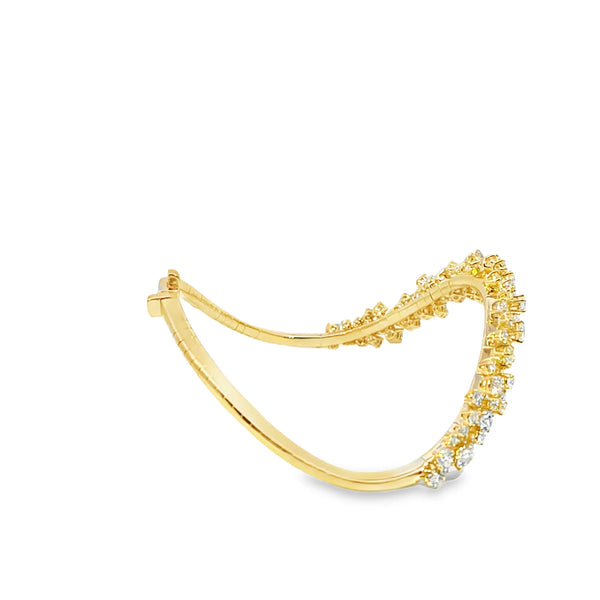 Brazalete en oro de 18K OA de 15 cm- Damiani