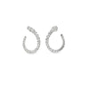 Aretes en oro de 14K OB con diamantes de 1.00 ct