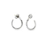 Aretes en oro de 14K OB con diamantes de 1.00 ct