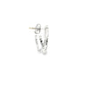 Aretes en oro de 14K OB con diamantes de 1.00 ct