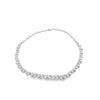 Gargantilla en Oro Blanco en 18K con 10.72CT en Diamantes