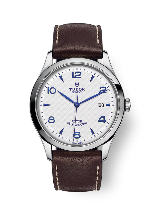 Reloj Tudor 1926 Automático de 41 mm en Acero Inoxidable con Carátula Blanca y Correa de Piel