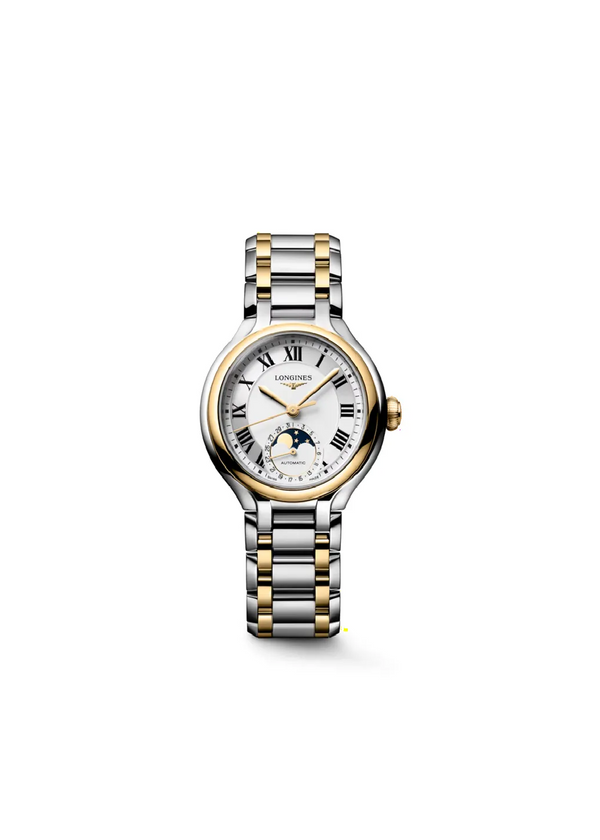 Reloj Longines PrimaLuna bicolor automático de 34 mm