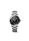 Reloj Longines HydroConquest de acero automático de 39 mm en negro