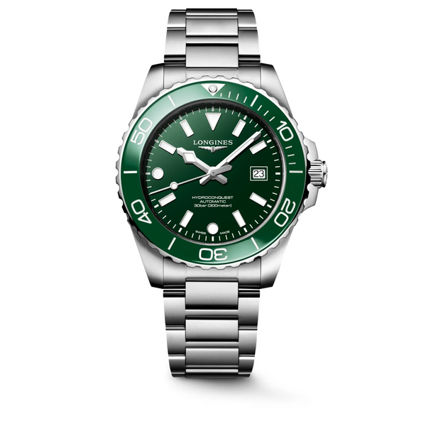 Reloj Longines HydroConquest de acero automático de 42 mm en verde