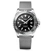 Reloj Longines HydroConquest de acero automático de 42 mm con correa mesh negra