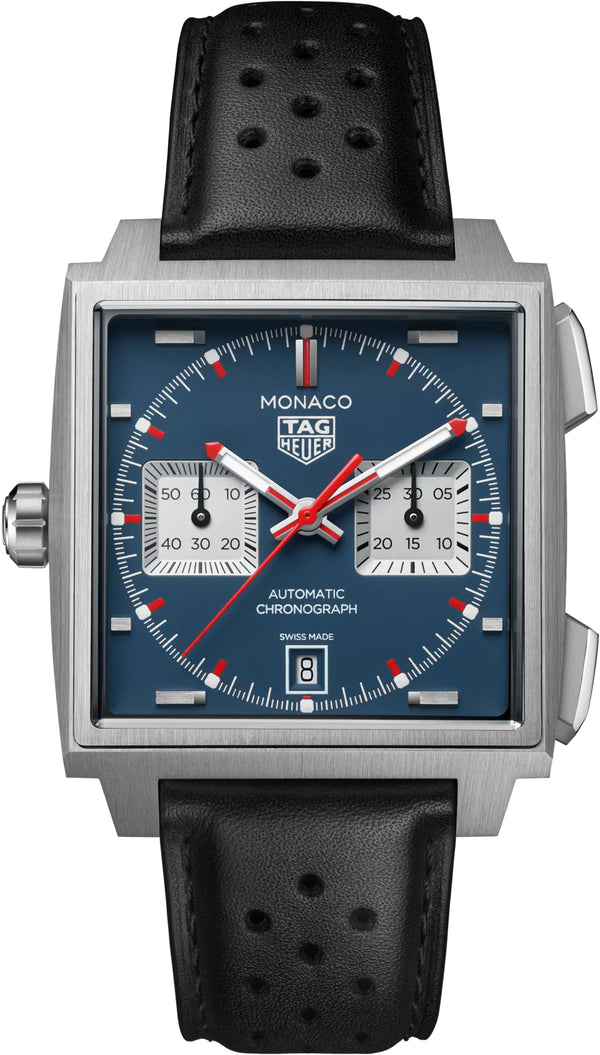 Reloj TAG Heuer Monaco de titanio automático de 39 mm en azul