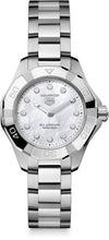 Reloj TAG Heuer Aquaracer de acero cuarzo de 28 mm en madreperla