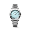 Reloj Longines Conquest de acero cuarzo de 34 mm en azul