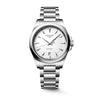 Reloj Longines Conquest de acero cuarzo de 38 mm en blanco