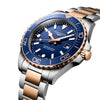 Reloj Longines HydroConquest bicolor cuarzo de 42 mm en azul