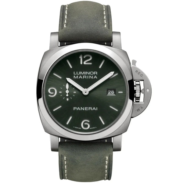 Reloj Panerai Luminor de titanio automático de 44 mm en verde
