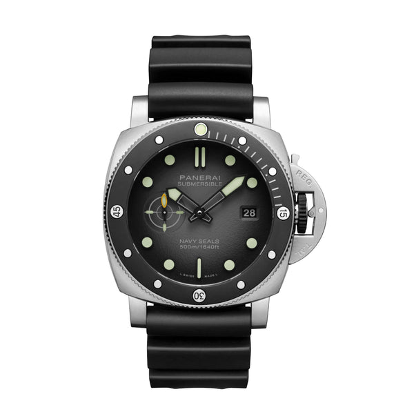 Reloj Panerai Submersible de acero automático de 44 mm edición Navy Seals