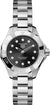 Reloj TAG Heuer Aquaracer de acero cuarzo de 28 mm en negro con brillantes