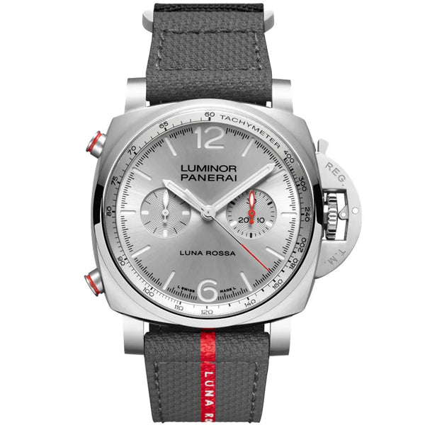 Reloj Panerai Luminor cronógrafo de acero automático de 44 mm edición Luna Rossa