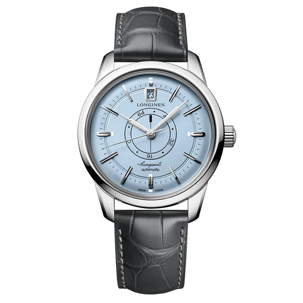 Reloj Longines Conquest Acero Automático 38MM Azul Piel