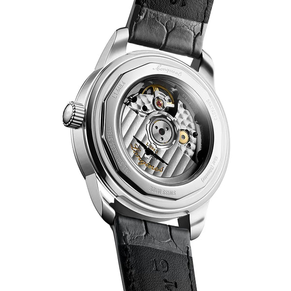 Reloj Longines Conquest Acero Automático 38MM Azul Piel