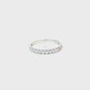 Churumbela en oro blanco de 14K con 0.52 ct en diamantes