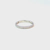 Churumbela en 18k en Oro Blanco con 0.09 CT en Diamantes