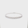 Brazalete en oro blanco de 14K con 1.57 ct en diamantes