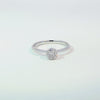 Anillo Solitario en Oro de 14K con Brillante de 0.19 ct, calidad H VS1.
