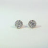 Broquel Brillante en Oro Amarillo de 14K con Diamante de 1.08 ct, calidad H VS1.