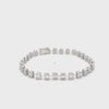 Brazalete en oro blanco de 18K con 2.66 ct de diamantes