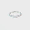 Anillo solitario en oro blanco de 14K con diamante H SI1 de 0.25 ct