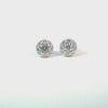 Broquel Brillante en Oro Blanco de 14K con Diamante de 1.08 ct, calidad H VS1.
