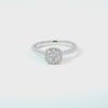 Anillo Solitario en Oro Blanco de 14K con Brillante de 0.23 ct.